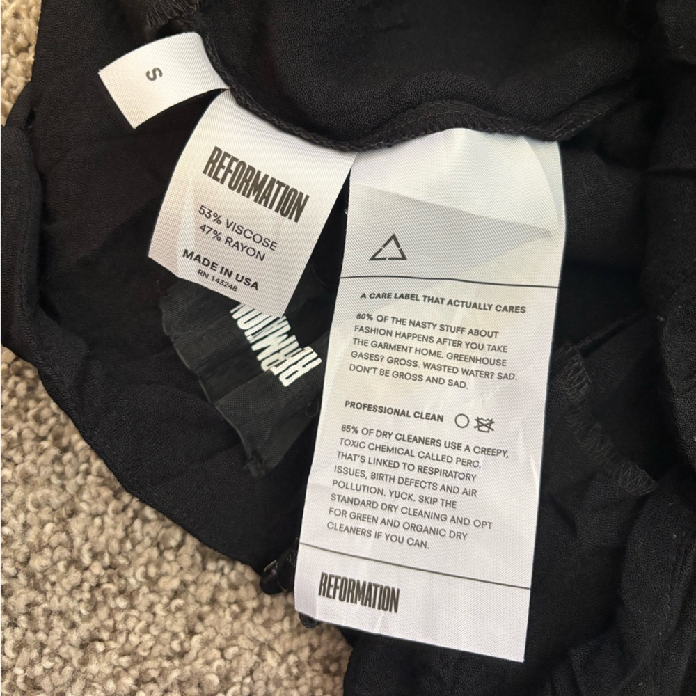 Reformation Basic Black Jumpsuit - image 5